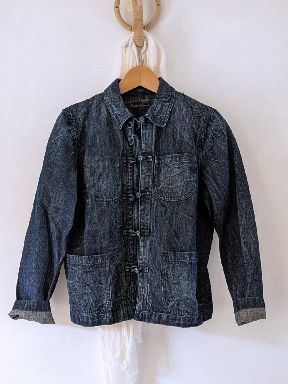90's Ralph Lauren Dark Wash Denim Chore Jacket